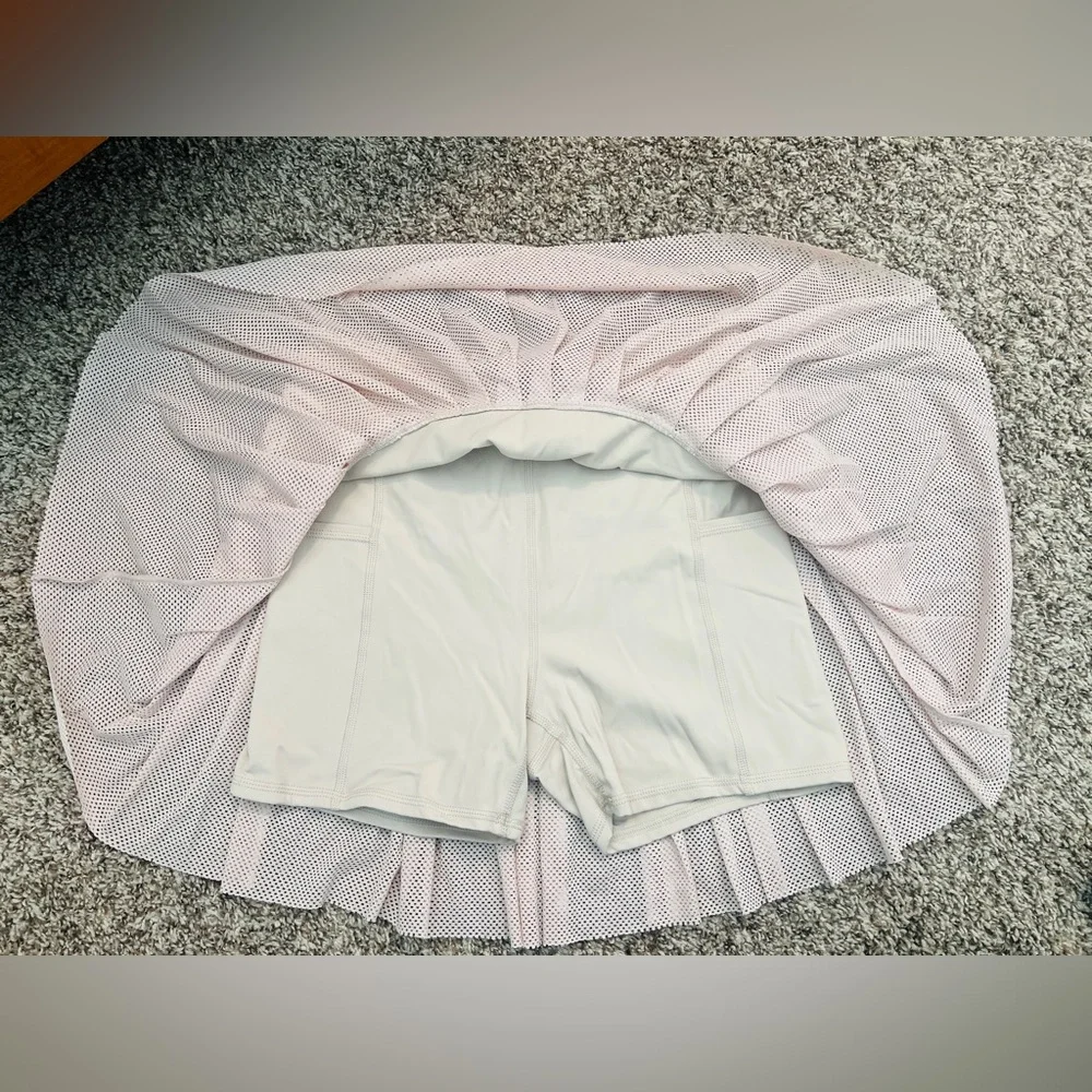 JoyLab Neutral Beige High-Rise Active Skirt Skort with Shorts - Tenniscore 🎾 - Picture 6 of 6